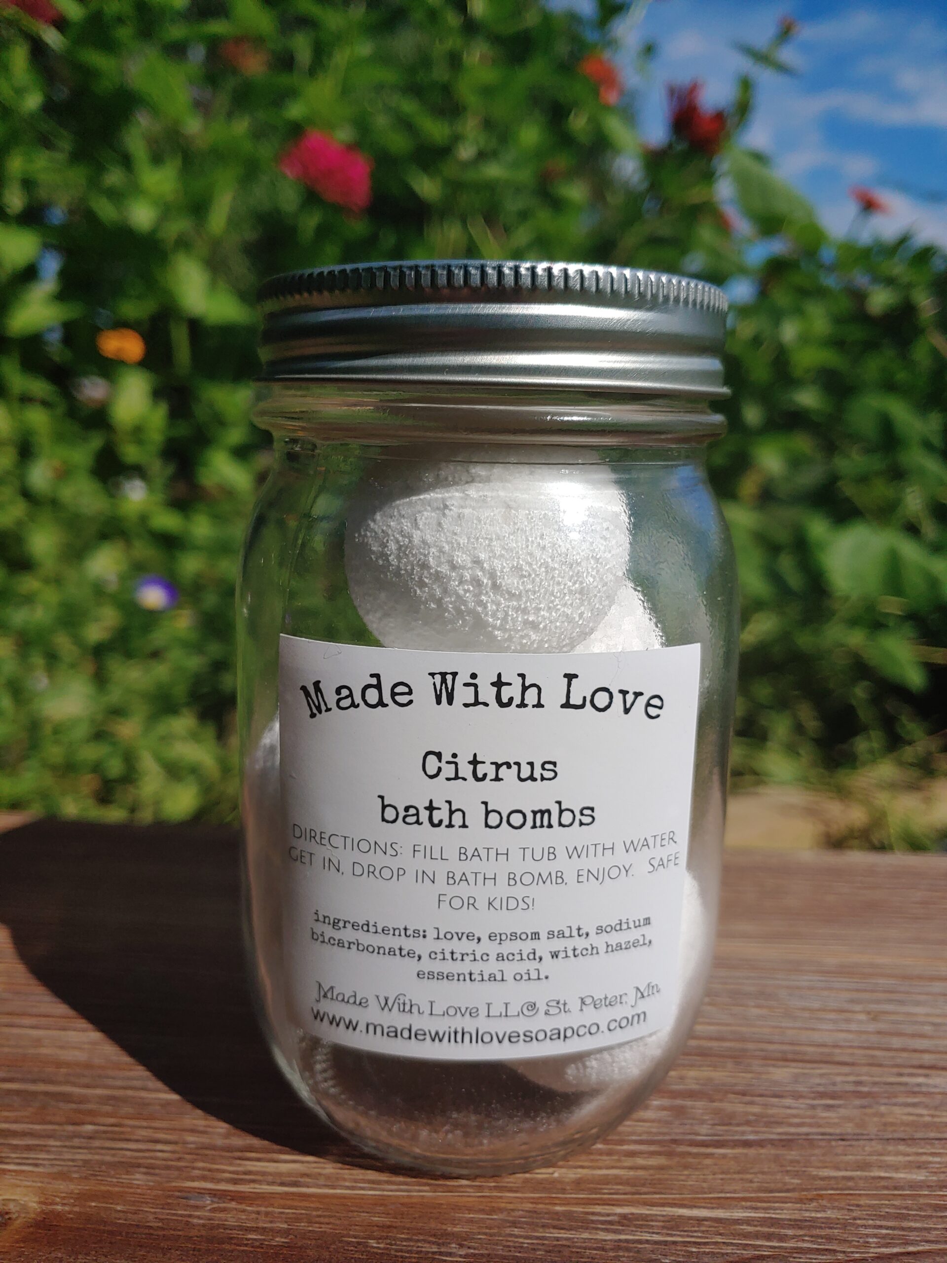 Bath Bombs Jar - Made With Love Soap & Candle Co.